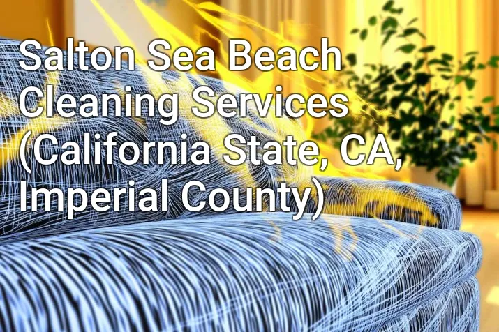 Salton Sea Beach Cleaning Services (California State, CA, Imperial County)