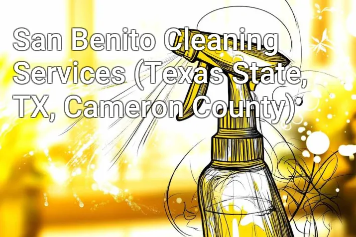 San Benito Cleaning Services (Texas State, TX, Cameron County)