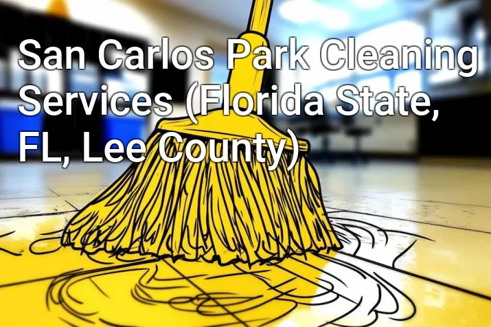 San Carlos Park Cleaning Services (Florida State, FL, Lee County)