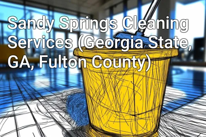 Sandy Springs Cleaning Services (Georgia State, GA, Fulton County)