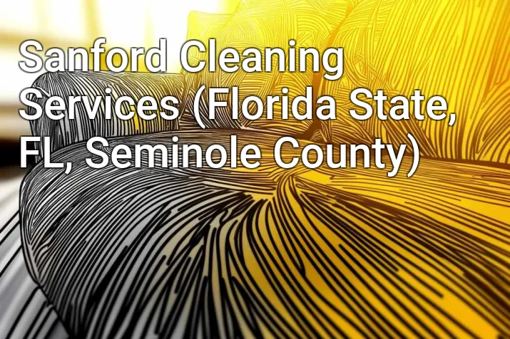 Sanford Cleaning Services (Florida State, FL, Seminole County)