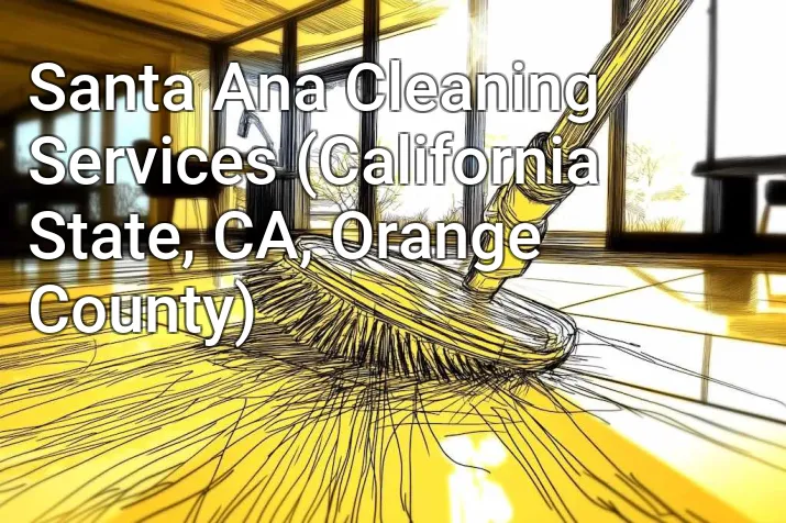 Santa Ana Cleaning Services (California State, CA, Orange County)