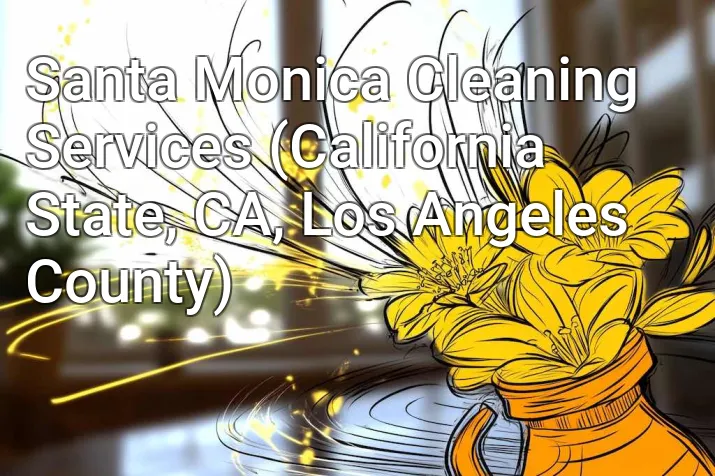 Santa Monica Cleaning Services (California State, CA, Los Angeles County)