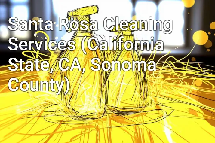 Santa Rosa Cleaning Services (California State, CA, Sonoma County)