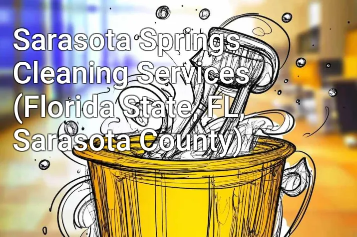 Sarasota Springs Cleaning Services (Florida State, FL, Sarasota County)