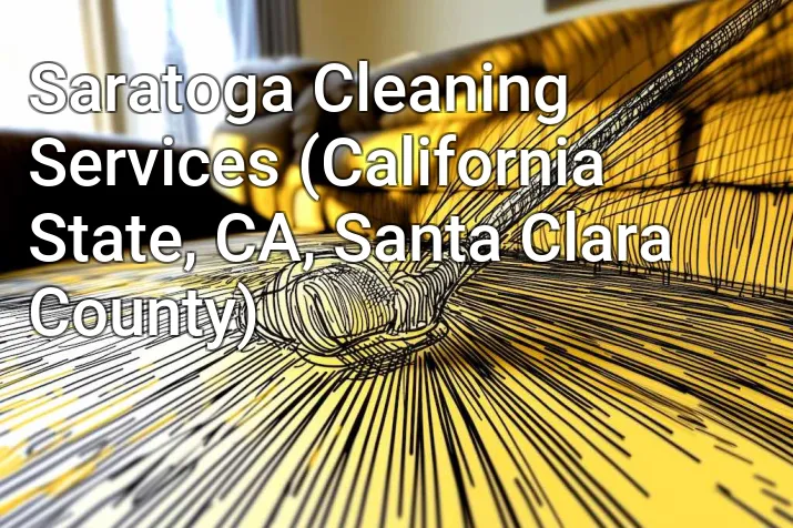 Saratoga Cleaning Services (California State, CA, Santa Clara County)