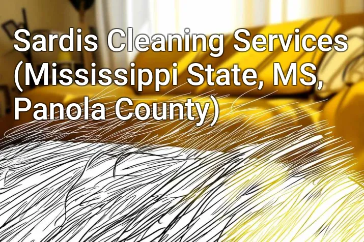 Sardis Cleaning Services (Mississippi State, MS, Panola County)
