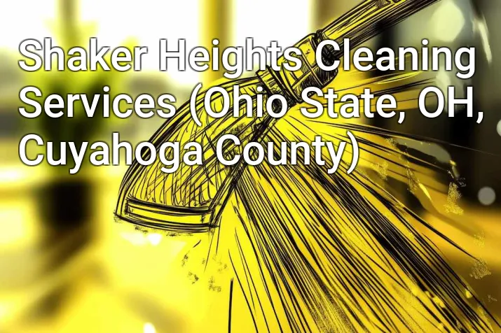 Shaker Heights Cleaning Services (Ohio State, OH, Cuyahoga County)