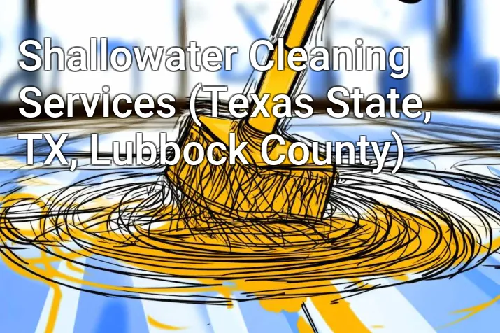 Shallowater Cleaning Services (Texas State, TX, Lubbock County)