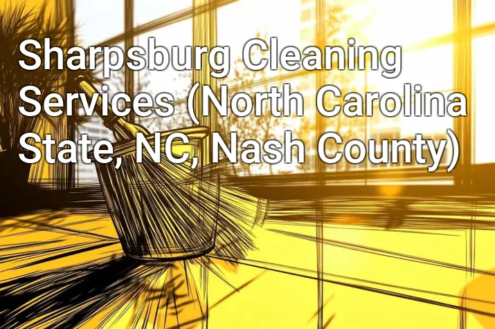 Sharpsburg Cleaning Services (North Carolina State, NC, Nash County)