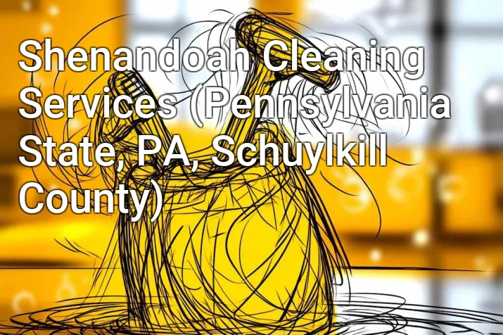 Shenandoah Cleaning Services (Pennsylvania State, PA, Schuylkill County)