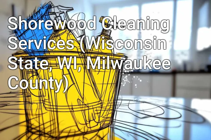 Shorewood Cleaning Services (Wisconsin State, WI, Milwaukee County)