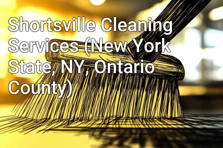 Shortsville Cleaning Services (New York State, NY, Ontario County)