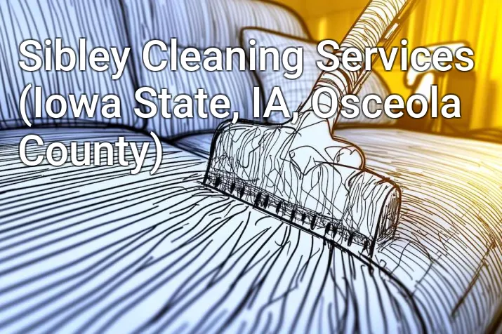 Sibley Cleaning Services (Iowa State, IA, Osceola County)