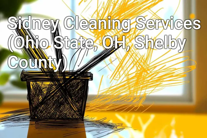 Sidney Cleaning Services (Ohio State, OH, Shelby County)