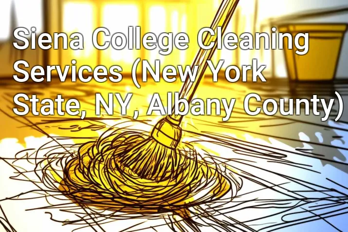 Siena College Cleaning Services (New York State, NY, Albany County)