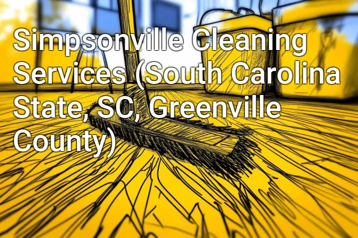 Simpsonville Cleaning Services (South Carolina State, SC, Greenville County)