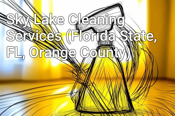 Sky Lake Cleaning Services (Florida State, FL, Orange County)