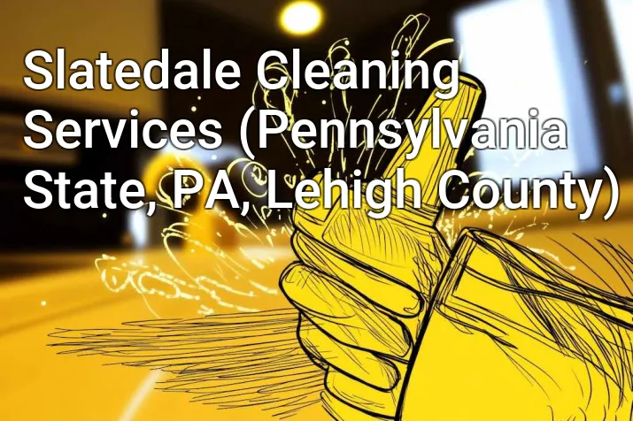 Slatedale Cleaning Services (Pennsylvania State, PA, Lehigh County)