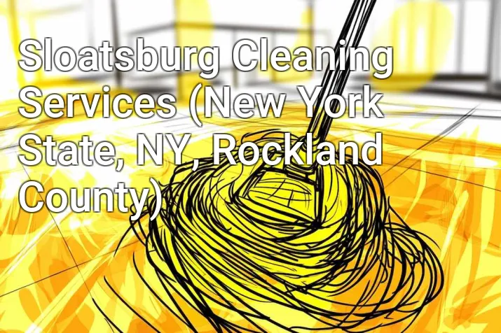 Sloatsburg Cleaning Services (New York State, NY, Rockland County)