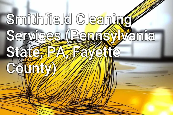 Smithfield Cleaning Services (Pennsylvania State, PA, Fayette County)