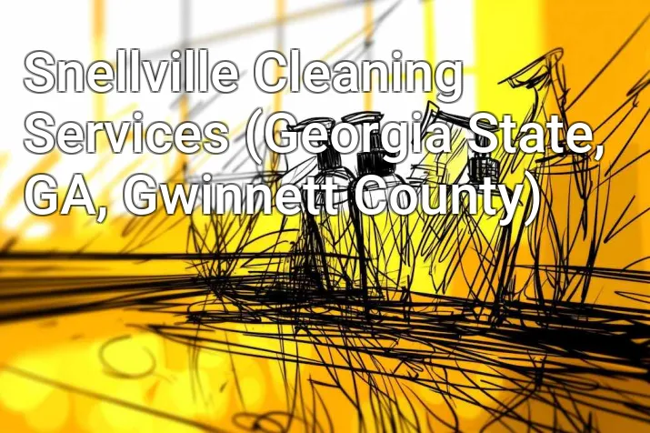 Snellville Cleaning Services (Georgia State, GA, Gwinnett County)