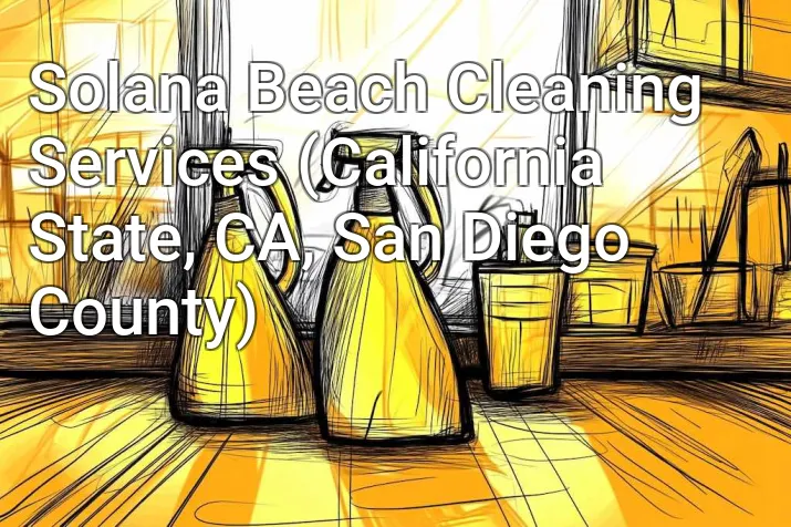 Solana Beach Cleaning Services (California State, CA, San Diego County)