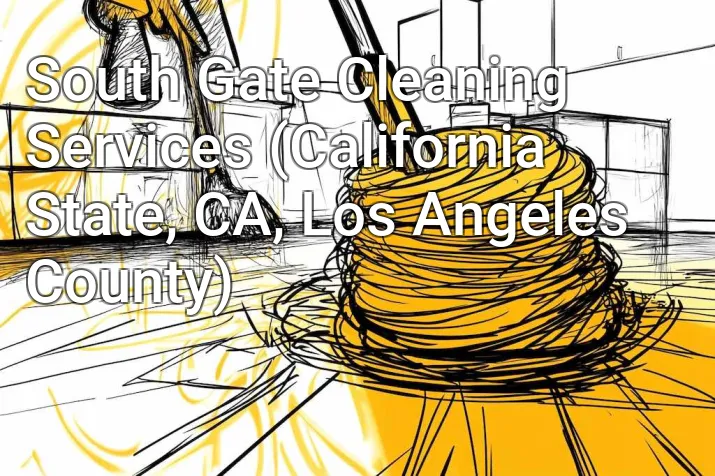 South Gate Cleaning Services (California State, CA, Los Angeles County)