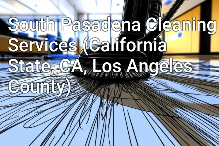 South Pasadena Cleaning Services (California State, CA, Los Angeles County)