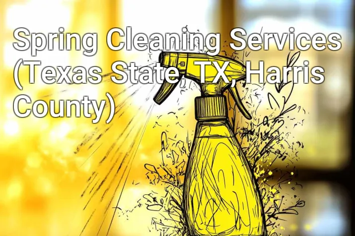 Spring Cleaning Services (Texas State, TX, Harris County)