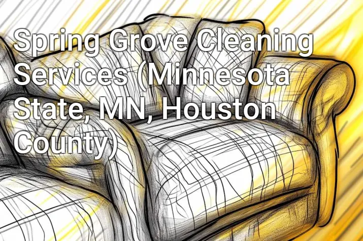 Spring Grove Cleaning Services (Minnesota State, MN, Houston County)
