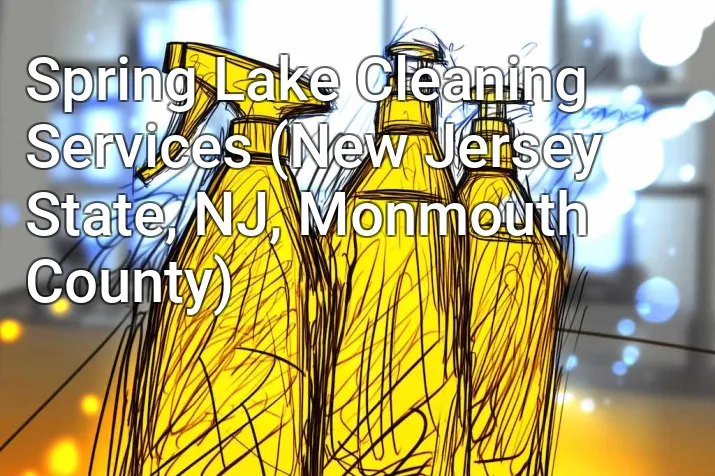 Spring Lake Cleaning Services (New Jersey State, NJ, Monmouth County)