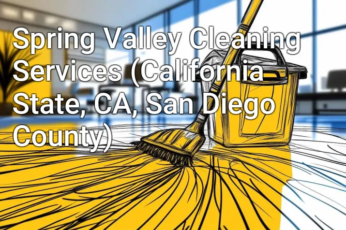 Spring Valley Cleaning Services (California State, CA, San Diego County)