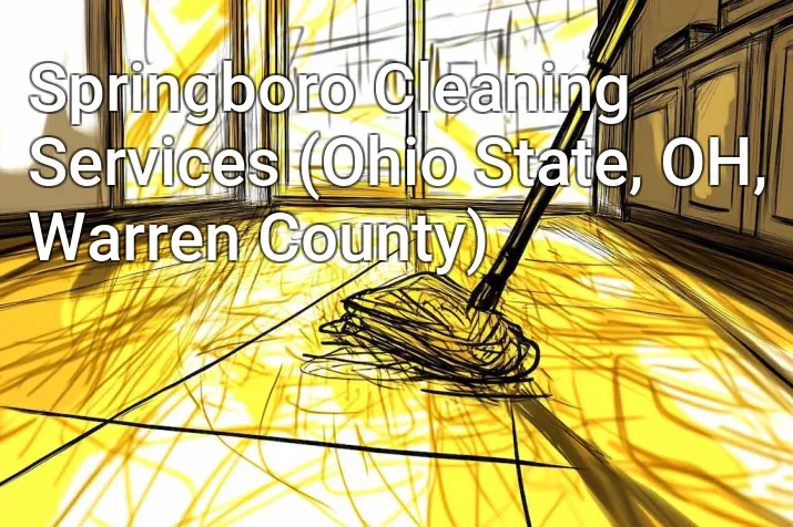 Springboro Cleaning Services (Ohio State, OH, Warren County)