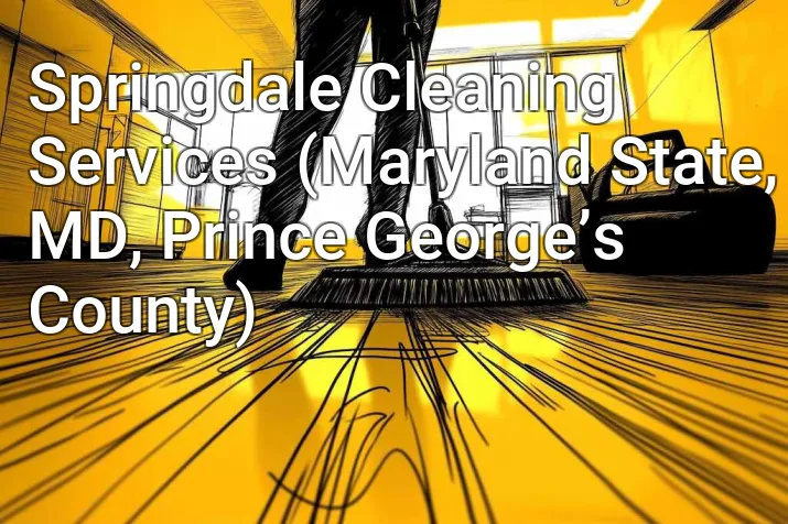 Springdale Cleaning Services (Maryland State, MD, Prince George’s County)