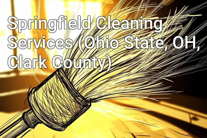 Springfield Cleaning Services (Ohio State, OH, Clark County)
