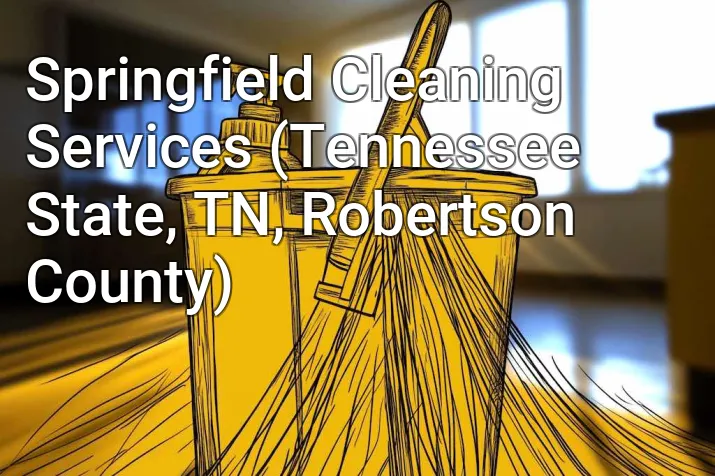 Springfield Cleaning Services (Tennessee State, TN, Robertson County)