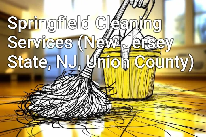 Springfield Cleaning Services (New Jersey State, NJ, Union County)