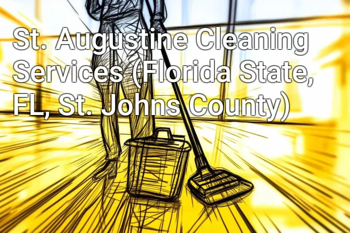 St. Augustine Cleaning Services (Florida State, FL, St. Johns County)