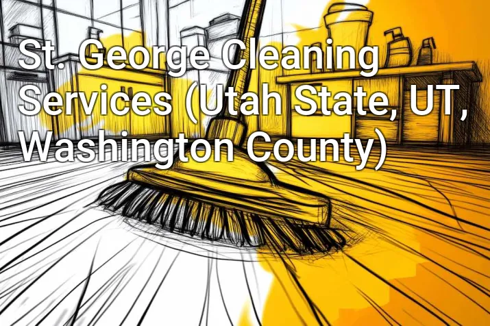 St. George Cleaning Services (Utah State, UT, Washington County)