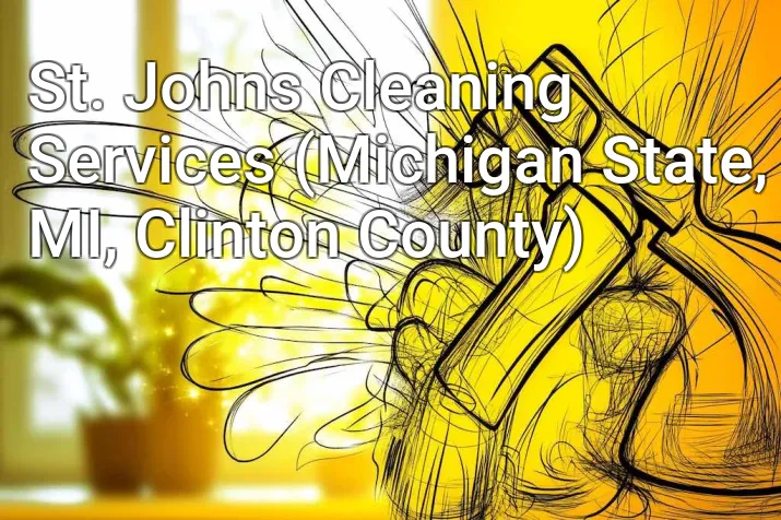 St. Johns Cleaning Services (Michigan State, MI, Clinton County)