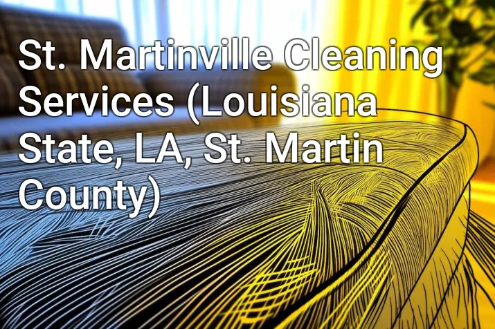 St. Martinville Cleaning Services (Louisiana State, LA, St. Martin County)
