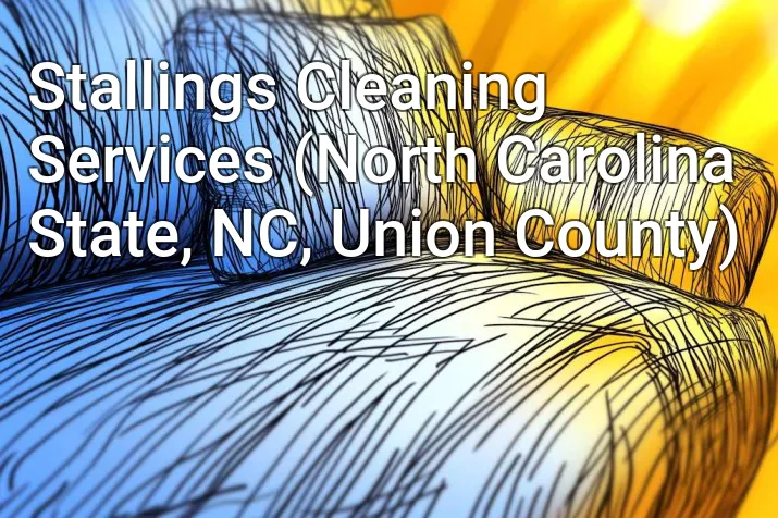 Stallings Cleaning Services (North Carolina State, NC, Union County)