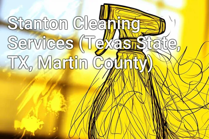 Stanton Cleaning Services (Texas State, TX, Martin County)