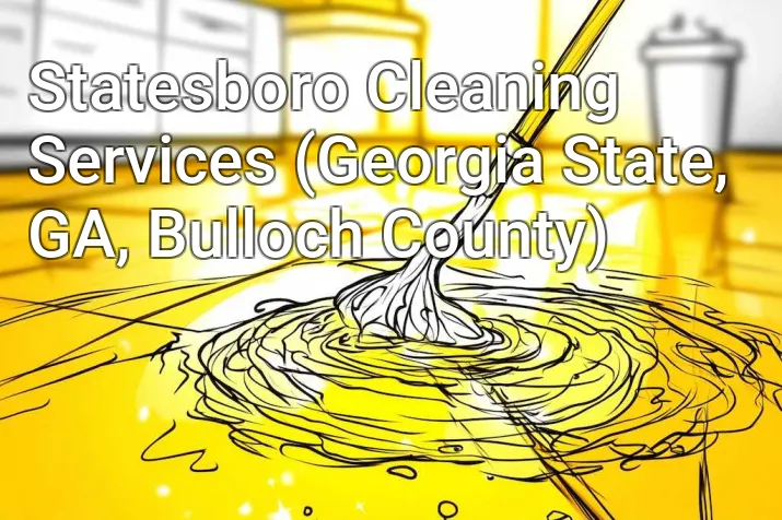 Statesboro Cleaning Services (Georgia State, GA, Bulloch County)