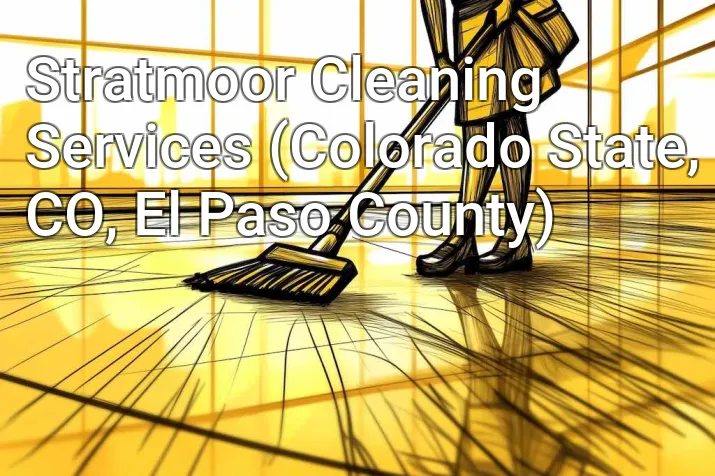 Stratmoor Cleaning Services (Colorado State, CO, El Paso County)