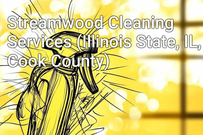 Streamwood Cleaning Services (Illinois State, IL, Cook County)