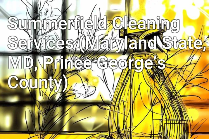 Summerfield Cleaning Services (Maryland State, MD, Prince George’s County)