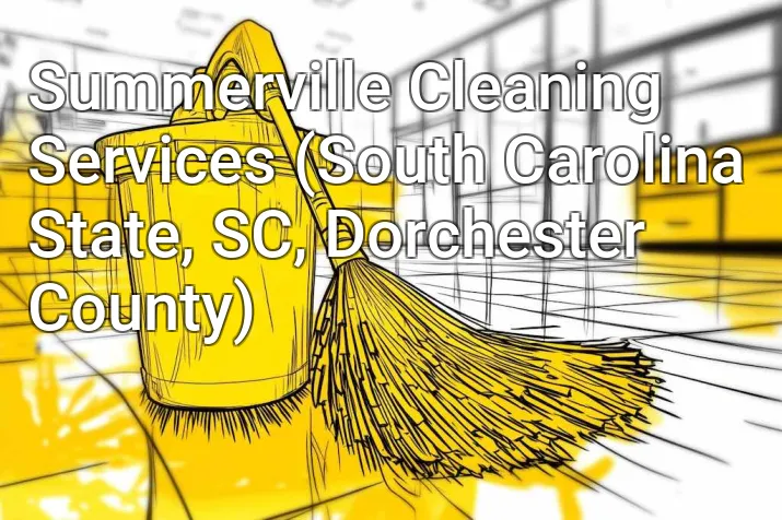 Summerville Cleaning Services (South Carolina State, SC, Dorchester County)