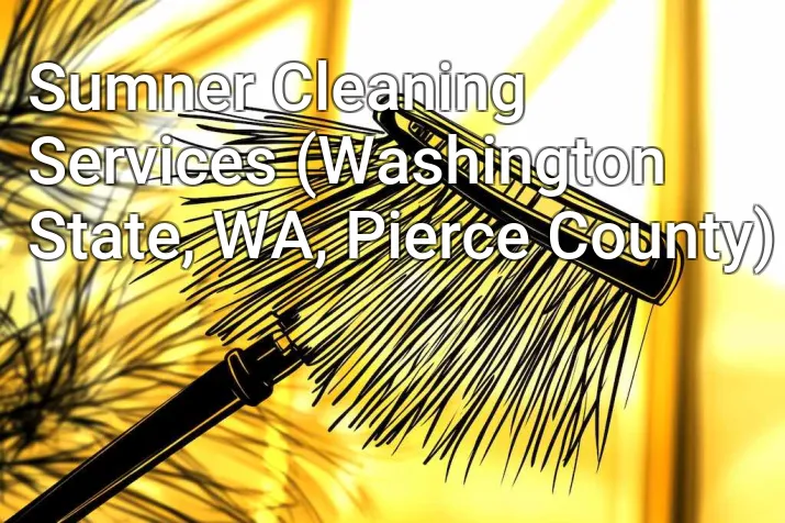 Sumner Cleaning Services (Washington State, WA, Pierce County)